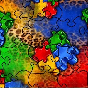 Colorful Autism puzzle